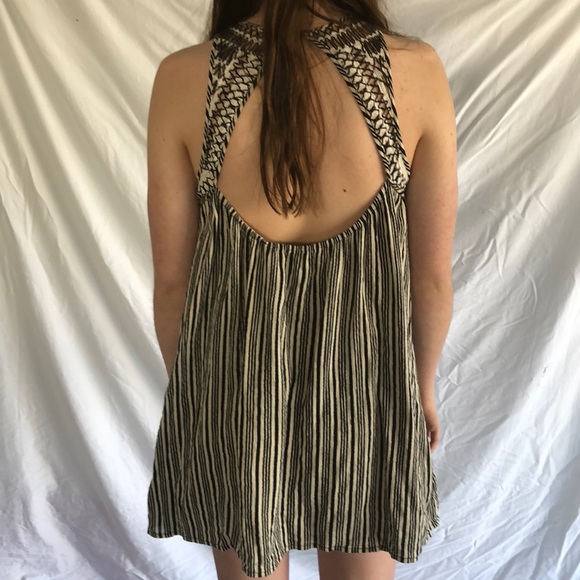 Striped gauzy mini dress - Picture 2 of 2